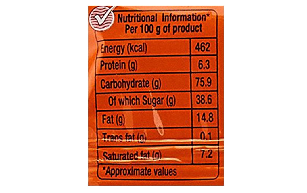 Sunfeast Bounce Tangy Orange Biscuits   Pack  84 grams